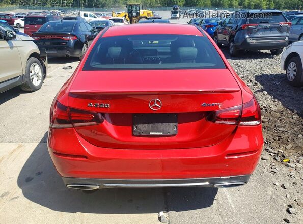 WDD3G4FB2KW013654 2019 MERCEDES-BENZ A Red Widok z tyłu