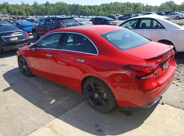 WDD3G4FB2KW013654 2019 MERCEDES-BENZ A Red Tył lewy