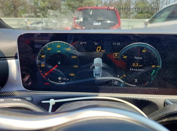 WDD3G4FB6KW031333 2019 MERCEDES-BENZ A Beige Vista del compartimento del motor