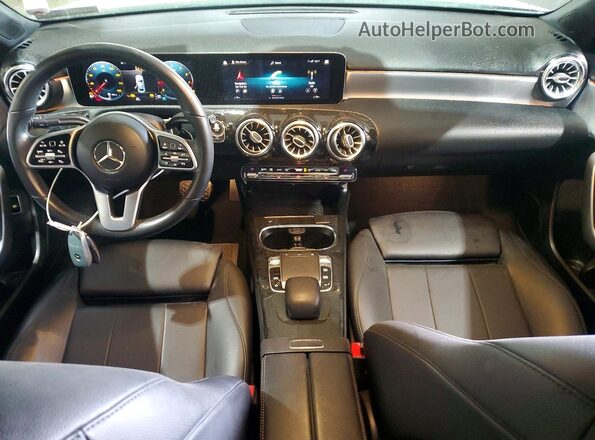WDD3G4FB8KW024237 2019 MERCEDES-BENZ A White Dashboard view