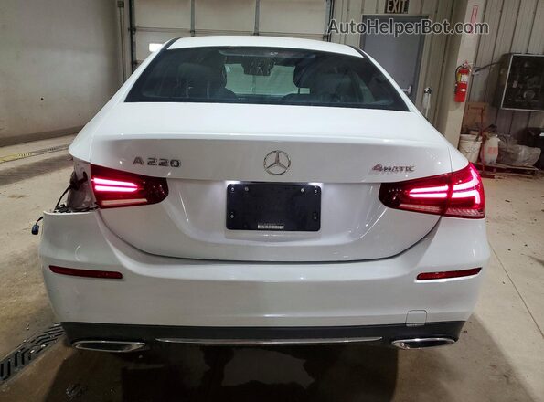 WDD3G4FB8KW024237 2019 MERCEDES-BENZ A White Rear view