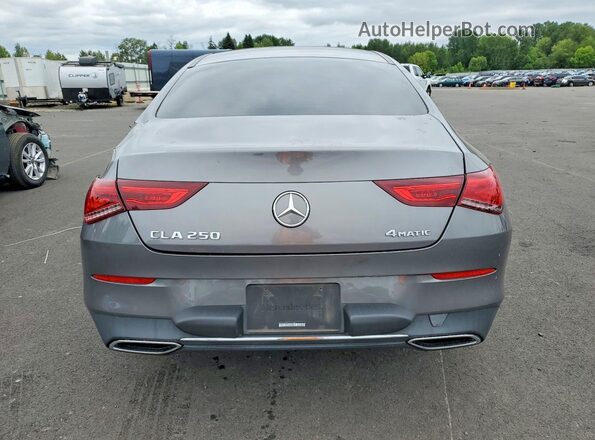WDD5J4HB0LN071289 2020 MERCEDES-BENZ CLA-CLASS Серый Вид сзади