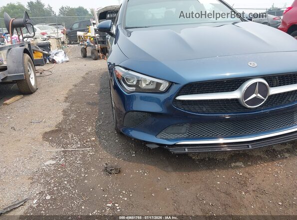 WDD5J4HB0LN078789 2020 MERCEDES-BENZ CLA 250 Blue Вид спереду