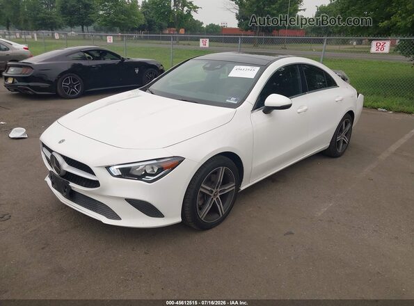 WDD5J4HB8LN067779 2020 MERCEDES-BENZ CLA 250 White Front left