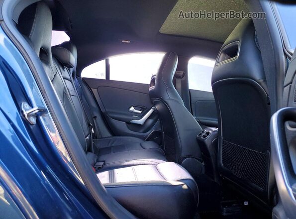 WDD5J5BB8LN044355 2020 MERCEDES-BENZ CLA-CLASS Blue უკანა სავარძლების ხედი