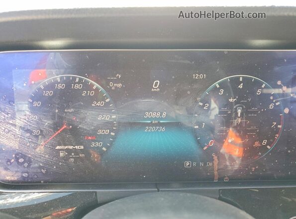 WDD7X6BB1KA008008 2019 MERCEDES-BENZ AMG Black Widok zestawu wskaźników