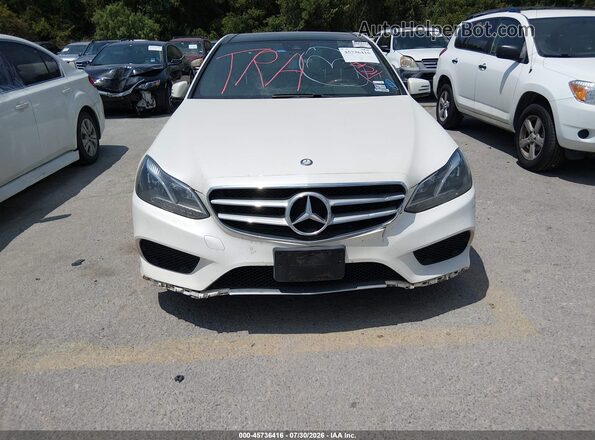 WDDHF5KB4GB169715 2016 MERCEDES-BENZ E-CLASS White Widok z przodu