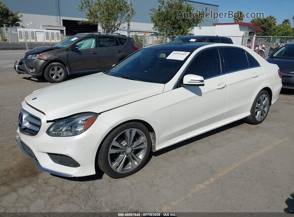 WDDHF5KB4GB259396 2016 MERCEDES-BENZ E-CLASS White Przód lewy