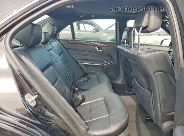 WDDHF5KB4GB320276 2016 MERCEDES-BENZ E Black Widok tylnych siedzeń