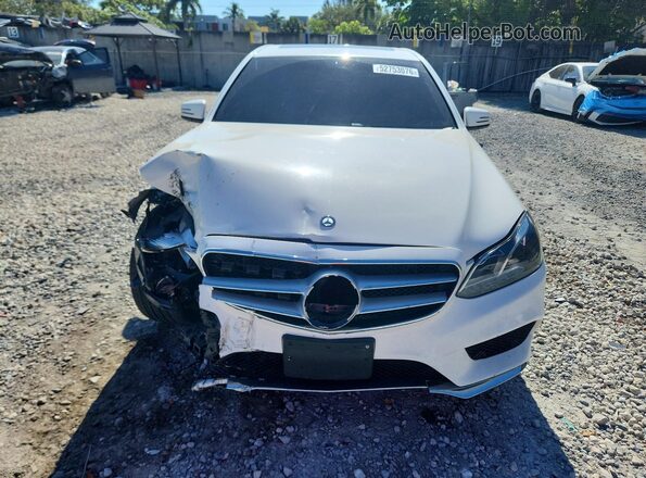 WDDHF5KB6GB214640 2016 MERCEDES-BENZ E White Front view
