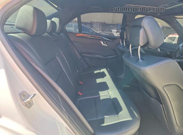 WDDHF5KB6GB214640 2016 MERCEDES-BENZ E White Rear seats view