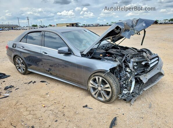 WDDHF5KB6GB282372 2016 MERCEDES-BENZ E Gray Передня права чверть