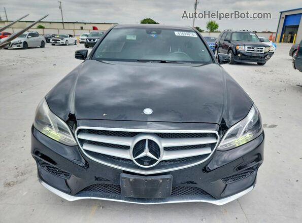 WDDHF5KB8GB282874 2016 MERCEDES-BENZ E Black Vista frontal