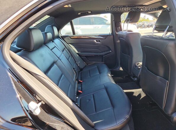 WDDHF5KB9GB200540 2016 MERCEDES-BENZ E Black Հետևի նստատեղերի տեսք
