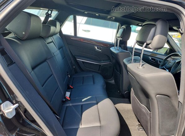 WDDHH8JB6GB300205 2016 MERCEDES-BENZ E Black Հետևի նստատեղերի տեսք