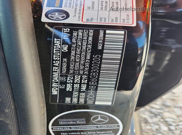 WDDHH8JB6GB300205 2016 MERCEDES-BENZ E Black Շարժիչի բաժամունքի տեսք