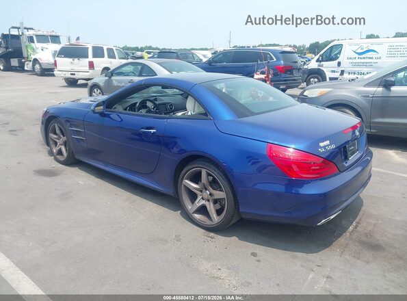 WDDJK7DA4HF045113 2017 MERCEDES-BENZ SL 550 Blue Задня ліва чверть