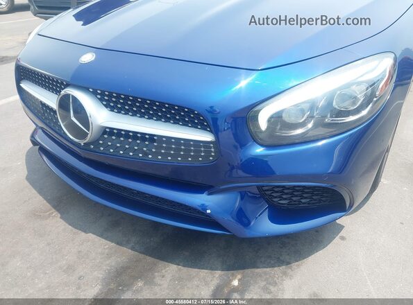 WDDJK7DA4HF045113 2017 MERCEDES-BENZ SL 550 Blue Вид спереду