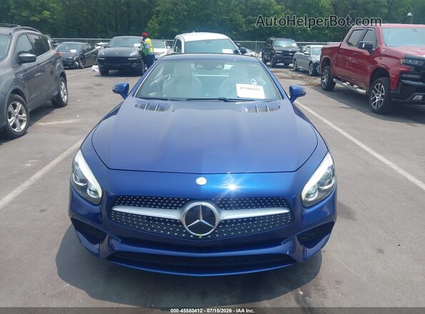 WDDJK7DA4HF045113 2017 MERCEDES-BENZ SL 550 Blue Вид щитка приладів