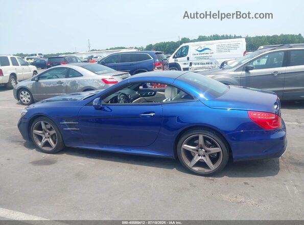 WDDJK7DA4HF045113 2017 MERCEDES-BENZ SL 550 Blue Панорамний вид салону 360°