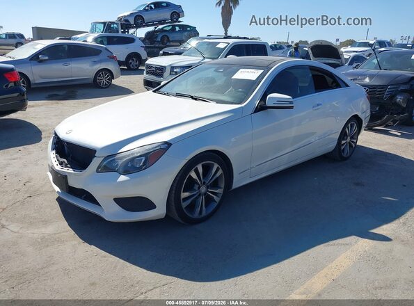 WDDKJ6FB6HF356727 2017 MERCEDES-BENZ E-CLASS White წინა მარცხენა ხედი სამი მეოთხედიდან