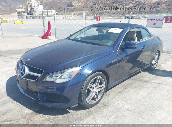 WDDKK6FF5HF362065 2017 MERCEDES-BENZ E-CLASS Navy Front left