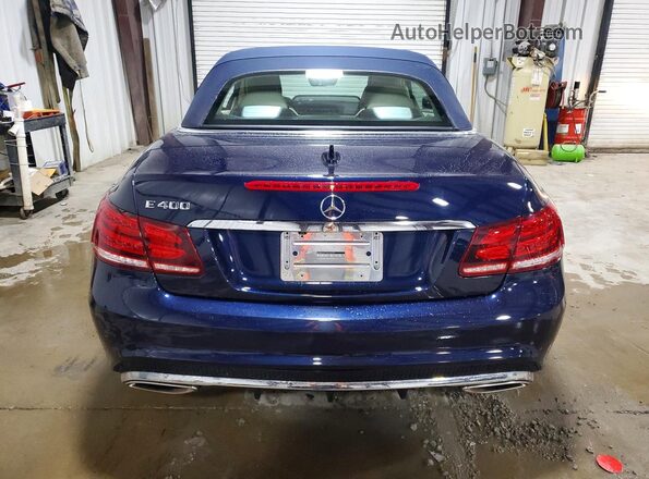 WDDKK6FF7GF342317 2016 MERCEDES-BENZ E Blue Widok z tyłu