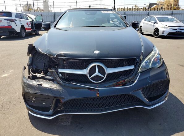 WDDKK6FFXGF340058 2016 MERCEDES-BENZ E Black Front view