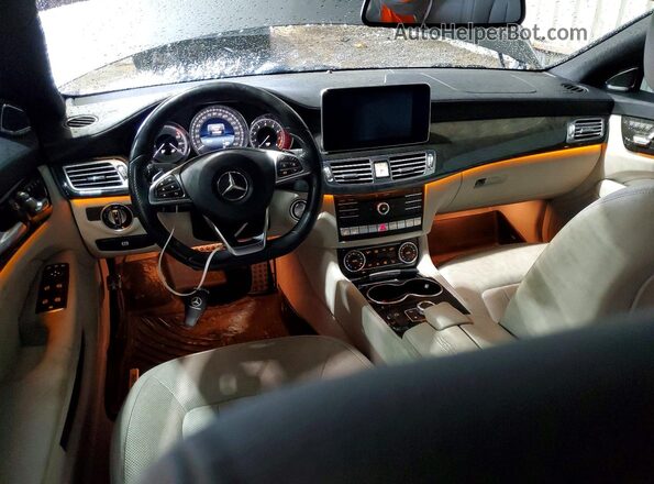 WDDLJ6FB3GA163838 2016 MERCEDES-BENZ CLS-CLASS Gray Vista del salpicadero