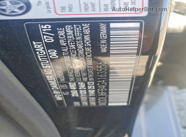 WDDLJ6FB4GA163556 2016 MERCEDES-BENZ CLS-CLASS Black ძრავის განყოფილების ხედი