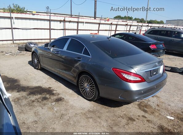 WDDLJ6FB6GA176342 2016 MERCEDES-BENZ CLS-CLASS Gray Trasero izquierdo
