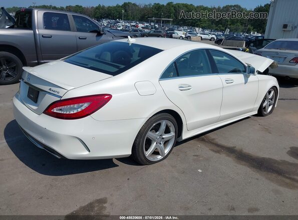 WDDLJ6HB2GA166064 2016 MERCEDES-BENZ CLS-CLASS White Задня права чверть