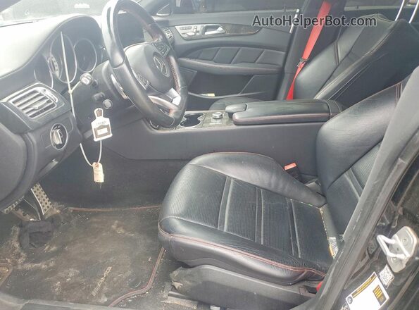WDDLJ6HB4GA174425 2016 MERCEDES-BENZ CLS-CLASS Black Front interior view