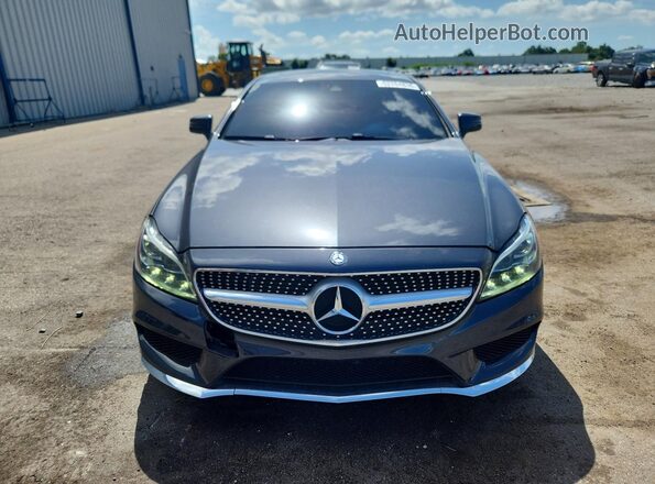 WDDLJ7DB0GA180802 2016 MERCEDES-BENZ CLS-CLASS Gray Front view