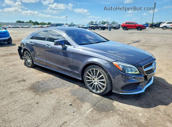 WDDLJ7DB0GA180802 2016 MERCEDES-BENZ CLS-CLASS Gray Front right