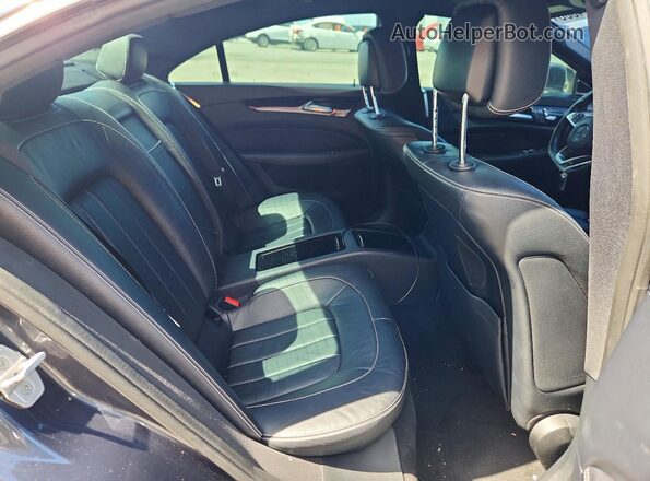 WDDLJ7DB0GA180802 2016 MERCEDES-BENZ CLS-CLASS Gray Rear seats view