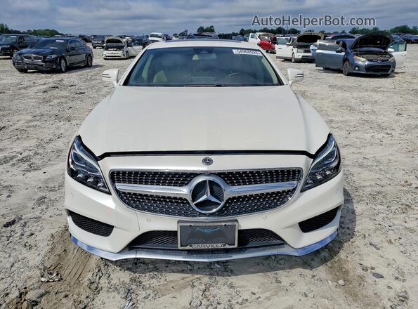 WDDLJ7DB0JA206516 2018 MERCEDES-BENZ CLS-CLASS White Front view