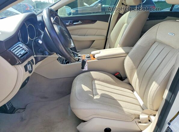 WDDLJ7DB0JA206516 2018 MERCEDES-BENZ CLS-CLASS White Front interior view