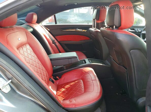 WDDLJ9BB1GA167488 2016 MERCEDES-BENZ CLS-CLASS Gray უკანა სავარძლების ხედი