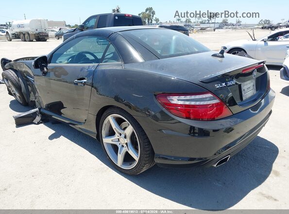 WDDPK3JA2GF124737 2016 MERCEDES-BENZ SLK 300 Black Trasero izquierdo