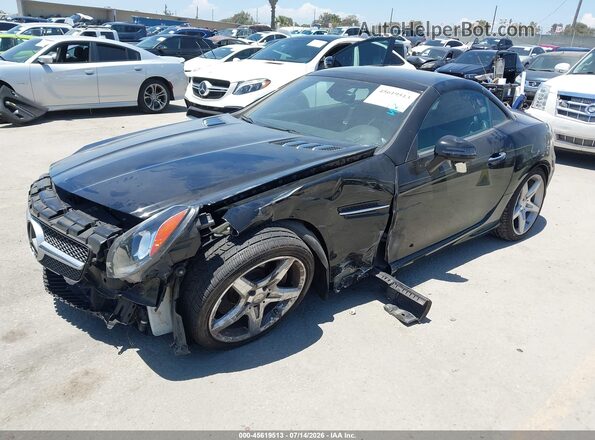 WDDPK3JA2GF124737 2016 MERCEDES-BENZ SLK 300 Black Vista tres cuartos delantera izquierda