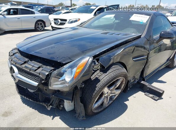 WDDPK3JA2GF124737 2016 MERCEDES-BENZ SLK 300 Black Vista frontal