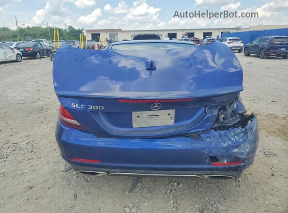 WDDPK3JA8HF127014 2017 MERCEDES-BENZ SLC Blue უკანა ხედი