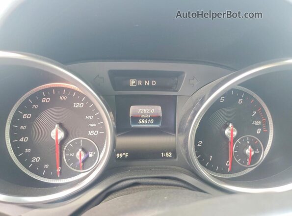 WDDPK3JA8HF127014 2017 MERCEDES-BENZ SLC Blue ხელსაწყოთა პანელის ხედი