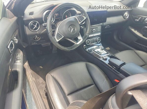 WDDPK3JA8HF127014 2017 MERCEDES-BENZ SLC Blue წინა პანელის ხედი