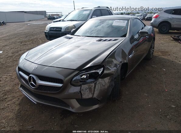 WDDPK3JA8JF150704 2018 MERCEDES-BENZ SLC 300 Gray წინა ხედი