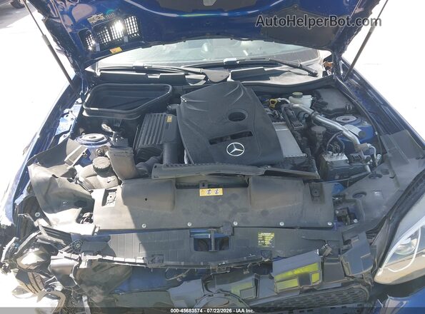 WDDPK3JAXHF128598 2017 MERCEDES-BENZ SLC 300 Синий Вид сзади