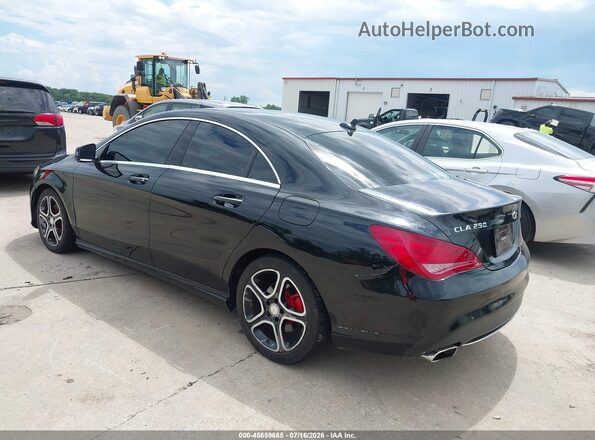 WDDSJ4EB0GN378586 2016 MERCEDES-BENZ CLA 250 Black Tył lewy