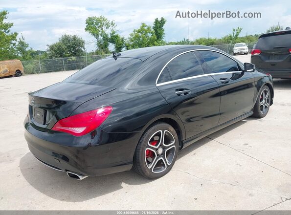 WDDSJ4EB0GN378586 2016 MERCEDES-BENZ CLA 250 Black Tył prawy