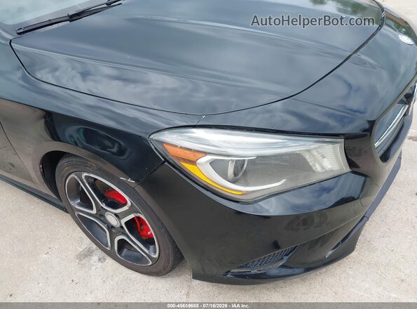 WDDSJ4EB0GN378586 2016 MERCEDES-BENZ CLA 250 Black Widok z przodu